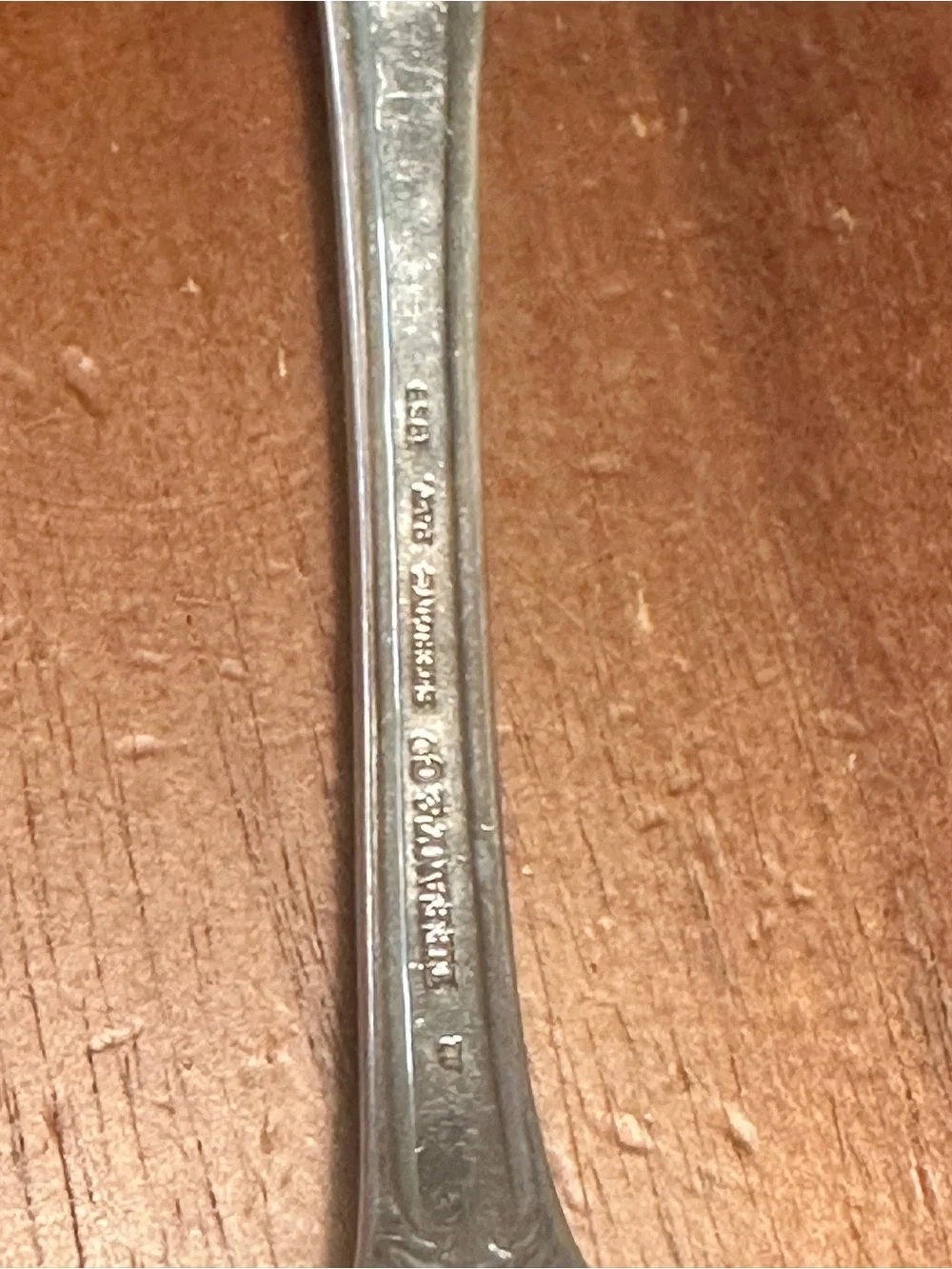 Vintage sterling, silver Tiffany and Company Wave Edge pattern forks